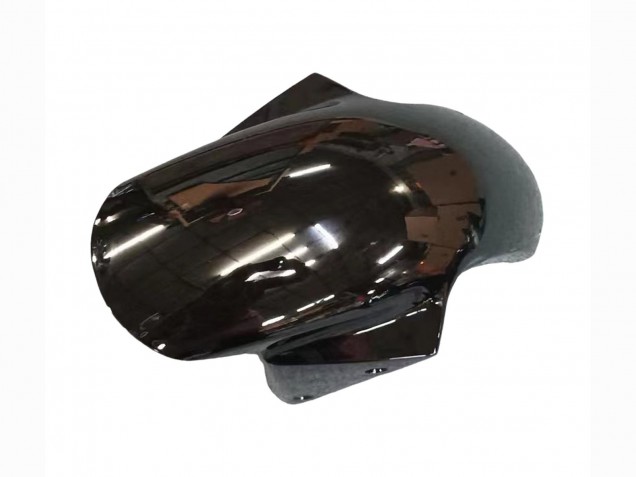Carenado Moto Kawasaki ZX6R 2003-2004 - Negro Brillante Rojo Llama