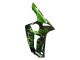 Carenado Moto Kawasaki ZX6R 2003-2004 - Negro Brillante Verde Llama