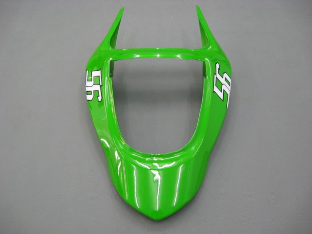 Carenado Moto Kawasaki ZX6R 2003-2004 - Verde Blanco Negro Elf Bridgestone