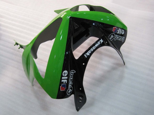 Carenado Moto Kawasaki ZX6R 2003-2004 - Verde Negro Elf Bridgestone
