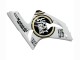 Carenado Moto Kawasaki ZX6R 2003-2004 - Blanco Negro Motul Lucky Strike