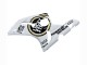 Carenado Moto Kawasaki ZX6R 2003-2004 - Blanco Negro Motul Lucky Strike