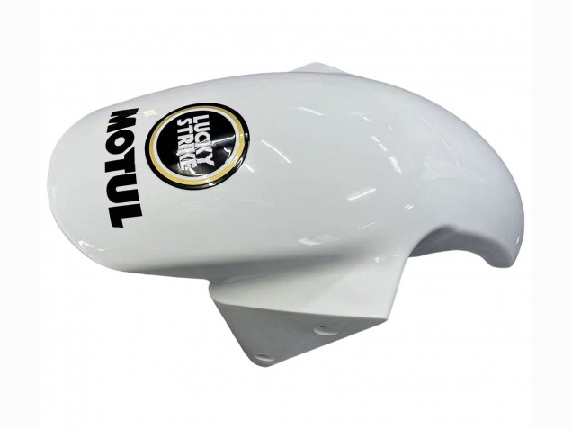 Carenado Moto Kawasaki ZX6R 2003-2004 - Blanco Negro Motul Lucky Strike