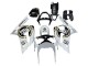 Carenado Moto Kawasaki ZX6R 2003-2004 - Blanco Negro Motul Lucky Strike