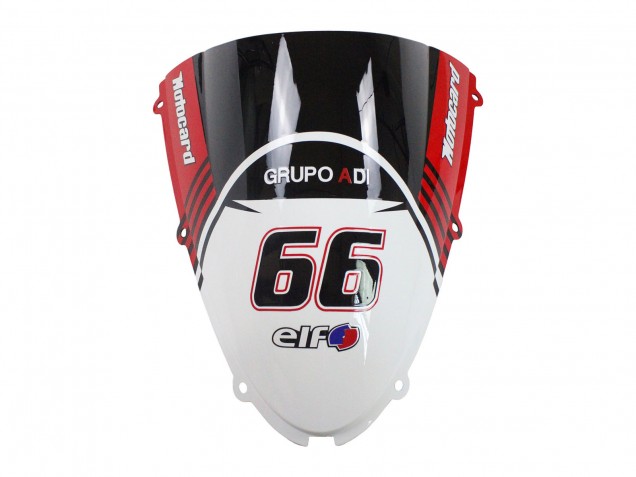 Carenado Moto Kawasaki ZX6R 2005-2006 - Verde Rojo Negro Elf 66