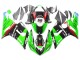 Carenado Moto Kawasaki ZX6R 2005-2006 - Verde Rojo Negro Elf 66