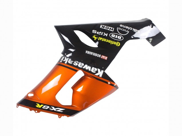 Carenados Moto Kawasaki ZX6R 2005-2006 - Naranja Negro