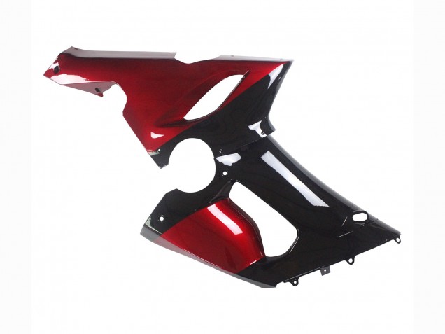 Carenados Moto Kawasaki ZX6R 2005-2006 - Rojo Negro Brillante