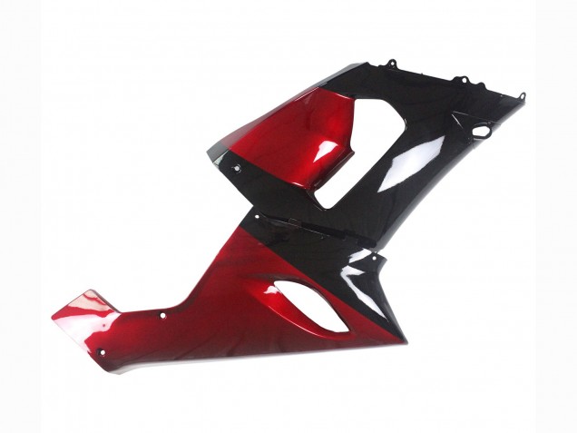 Carenados Moto Kawasaki ZX6R 2005-2006 - Rojo Negro Brillante