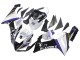 Carenado Moto Kawasaki ZX6R 2005-2006 - Blanco Púrpura Negro Rizoma Playboy DENSO