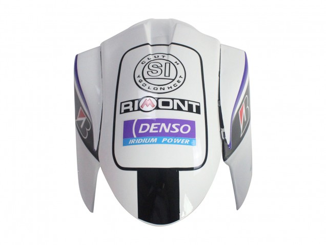 Carenado Moto Kawasaki ZX6R 2005-2006 - Blanco Púrpura Negro Rizoma Playboy DENSO