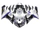 Carenado Moto Kawasaki ZX6R 2005-2006 - Blanco Púrpura Negro Rizoma Playboy DENSO