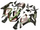 Carenado Moto Kawasaki ZX6R 2005-2006 - Negro Plata Verde Rojo K-26