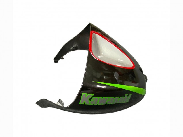 Carenado Moto Kawasaki ZX6R 2005-2006 - Negro Plata Verde Rojo K-26