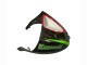 Carenado Moto Kawasaki ZX6R 2005-2006 - Negro Plata Verde Rojo K-26