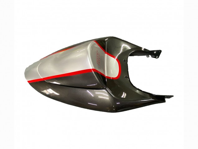Carenado Moto Kawasaki ZX6R 2005-2006 - Negro Plata Verde Rojo K-26