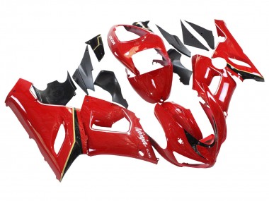 Carenado Moto Kawasaki ZX6R 2005-2006 - Rojo Amarillo Negro