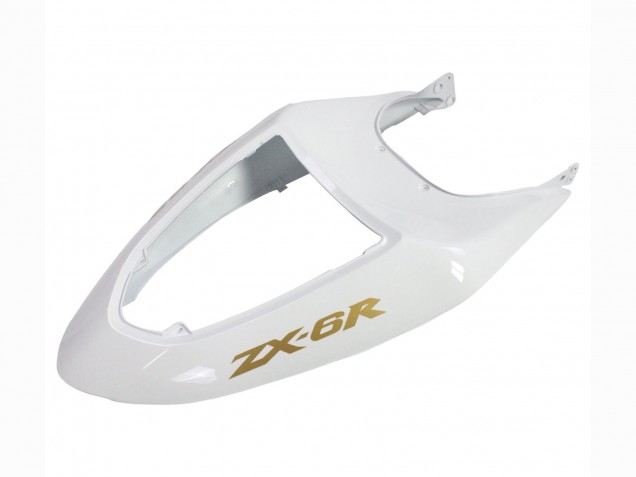 Carenado Moto Kawasaki ZX6R 2005-2006 - Blanco Negro Oro Ninja