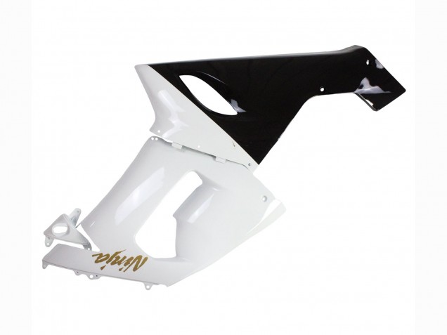 Carenado Moto Kawasaki ZX6R 2005-2006 - Blanco Negro Oro Ninja