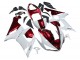 Carenado Moto Kawasaki ZX6R 2005-2006 - Blanco Rojo