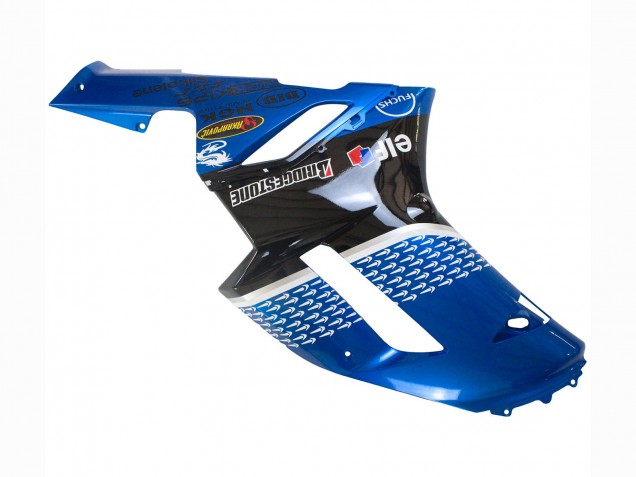Carenado Moto Kawasaki ZX6R 2007-2008 - Negro Azul Elf