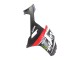 Carenado Moto Kawasaki ZX6R 2007-2008 - Negro Blanco Rojo Blanco Nieve Calcomanía Ninja Elf
