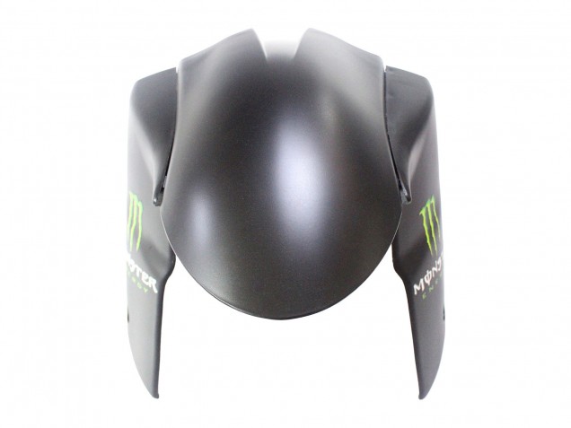 Carenado Moto Kawasaki ZX6R 2007-2008 - Negro Blanco Rojo Blanco Nieve Calcomanía Ninja Elf