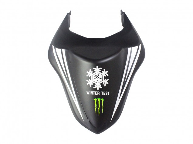 Carenado Moto Kawasaki ZX6R 2007-2008 - Negro Blanco Rojo Blanco Nieve Calcomanía Ninja Elf