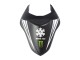 Carenado Moto Kawasaki ZX6R 2007-2008 - Negro Blanco Rojo Blanco Nieve Calcomanía Ninja Elf