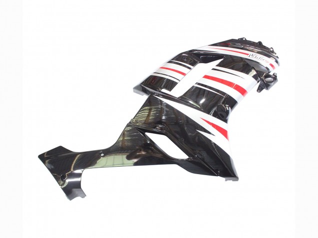 Carenado Moto Kawasaki ZX6R 2007-2008 - Negro Plata Rojo Ninja
