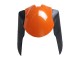 Carenado Moto Kawasaki ZX6R 2007-2008 - Naranja Negro Ninja
