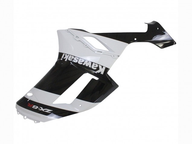 Carenados Moto Kawasaki ZX6R 2007-2008 - Blanco Negro