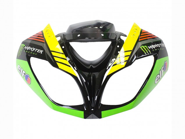Carenado Moto Kawasaki ZX6R 2009-2012 - Verde Negro Brillante Amarillo Blanco Rojo Elf Monstruo