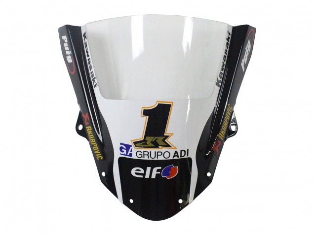 Carenado Moto Kawasaki ZX6R 2009-2012 - Verde Negro Brillante Amarillo Blanco Rojo Elf Monstruo
