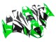 Carenado Moto Kawasaki ZX6R 2009-2012 - Verde Negro Brillante