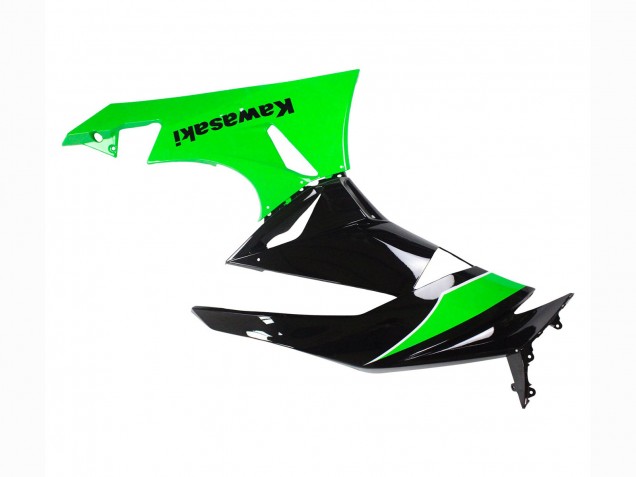 Carenado Moto Kawasaki ZX6R 2009-2012 - Verde Negro Brillante