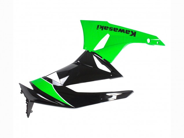 Carenado Moto Kawasaki ZX6R 2009-2012 - Verde Negro Brillante