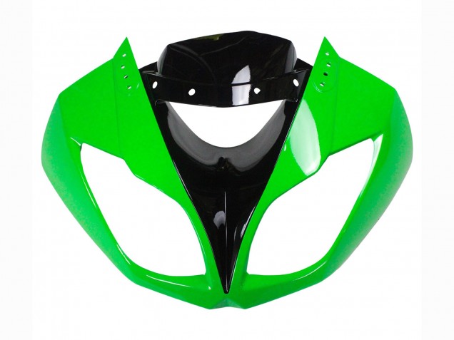 Carenado Moto Kawasaki ZX6R 2009-2012 - Verde Negro Brillante