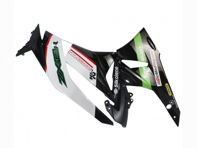 Carenado Moto Kawasaki ZX6R 2009-2012 - Blanco Rojo Negro Verde