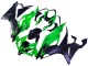 Carenado Moto Kawasaki ZX6R 2019-2022 - Verde Negro Mate