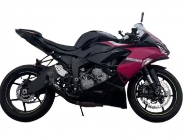 Carenado Moto Kawasaki ZX6R 2019-2022 - Negro Brillante Rosa Ninja