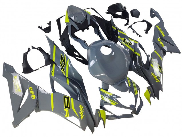 Carenado Moto Kawasaki ZX6R 2019-2022 - Nardo Gris Amarillo