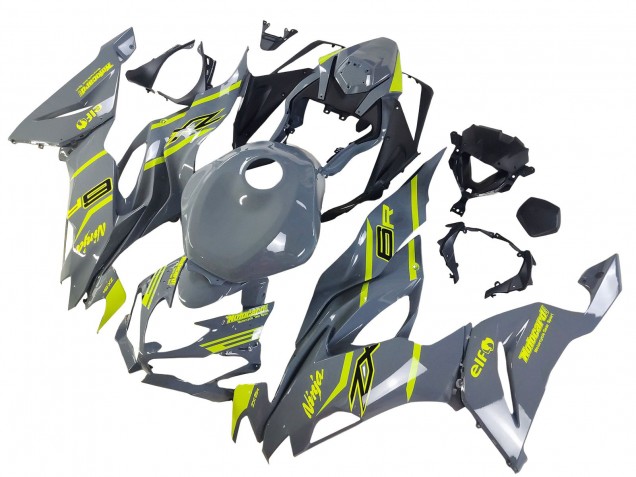 Carenado Moto Kawasaki ZX6R 2019-2022 - Nardo Gris Amarillo