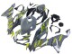 Carenado Moto Kawasaki ZX6R 2019-2022 - Nardo Gris Amarillo