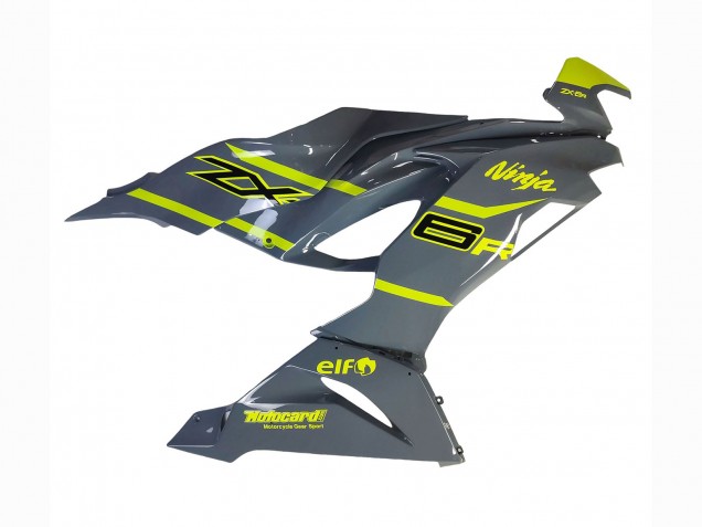 Carenado Moto Kawasaki ZX6R 2019-2022 - Nardo Gris Amarillo