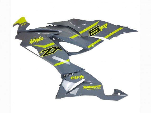 Carenado Moto Kawasaki ZX6R 2019-2022 - Nardo Gris Amarillo