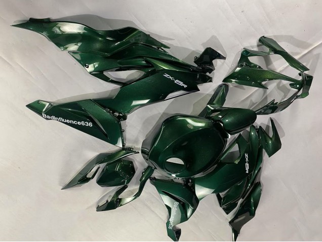Carenado Moto Kawasaki ZX6R 2019-2022 - Verde Oscuro