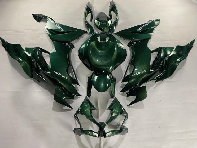 Carenado Moto Kawasaki ZX6R 2019-2022 - Verde Oscuro