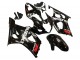 Carenado Moto Suzuki GSXR 1000 2003-2004 - Negro Brillante Blanco Rojo Calcomanías