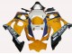 Carenado Moto Suzuki GSXR 1000 2003-2004 - Amarillo Blanco Azul Negro Corona